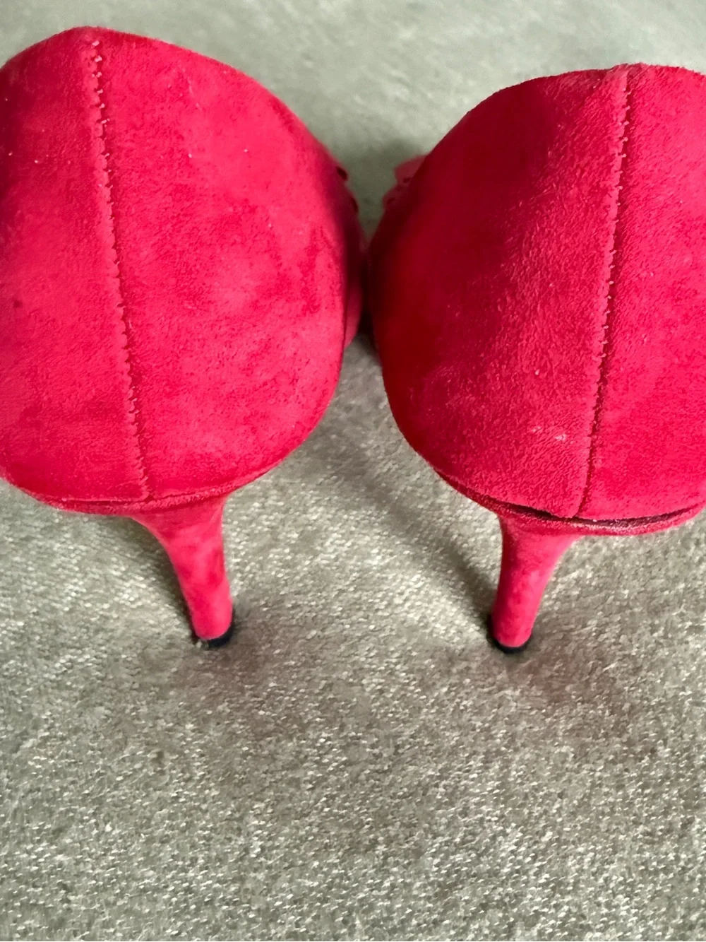 Apt. 9 Red Suede Pointed-Toe Bow Pumps 7.5